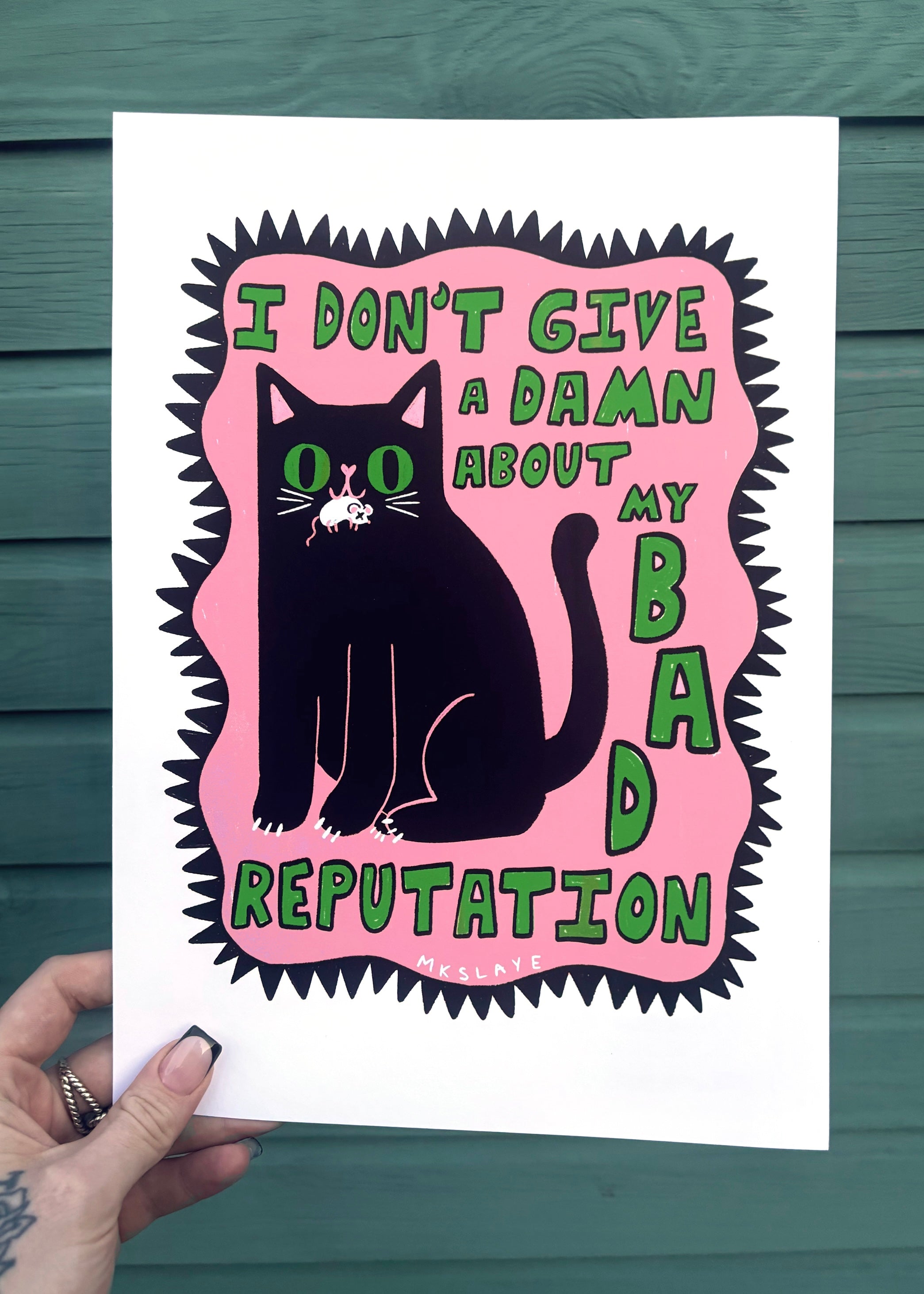 Bad Reputation A4 Print